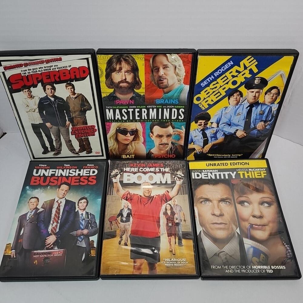 Lot of 6  DVDs Movies Family Comedy